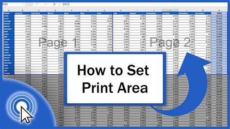 how to define print area in excel and what does it mean for data visualization